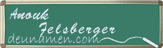Anouk Felsberger Visitenkarte